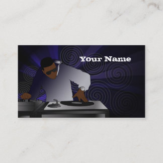 Tarjetas de visita de DJ