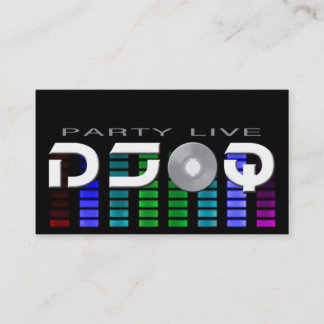 Tarjetas de visita de DJ Q