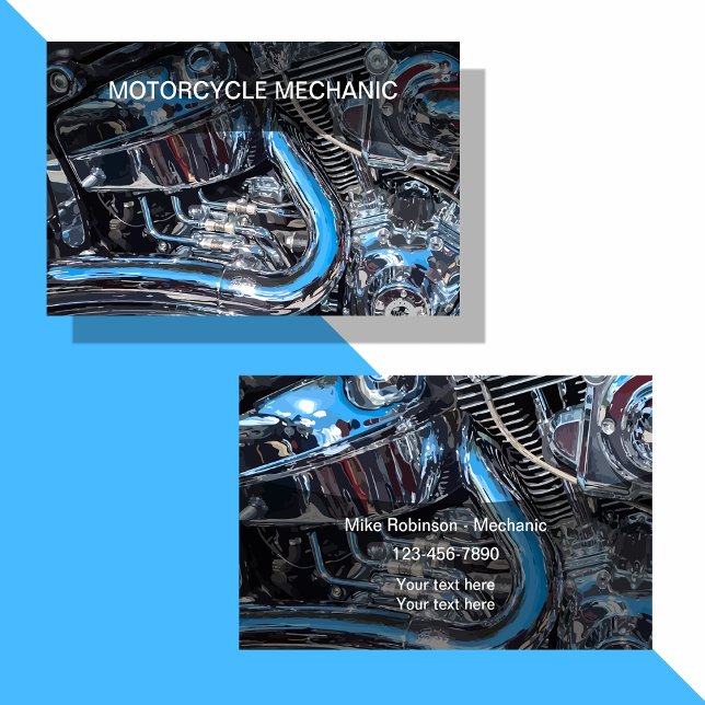 Tarjetas de visita de doble cara mecánicas para mo (Subido por el creador)