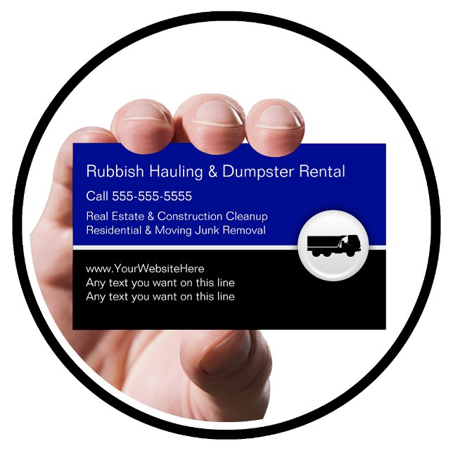 Tarjetas de visita de Dumpster (Subido por el creador)