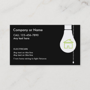 Tarjetas de Visita de Electricista