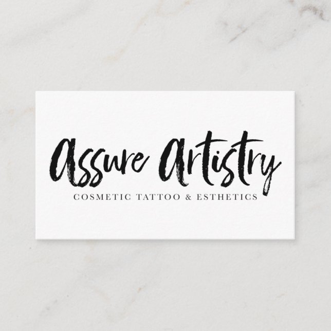 Tarjetas de visita de encargo: Asegure el arte (Anverso)