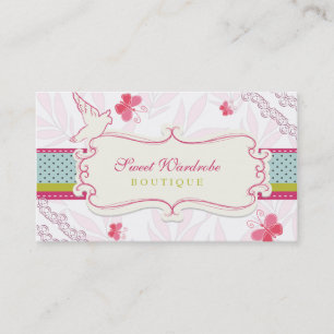 Tarjetas de visita de encargo caprichosas dulces