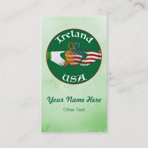 Tarjetas de visita de encargo de Claddagh del