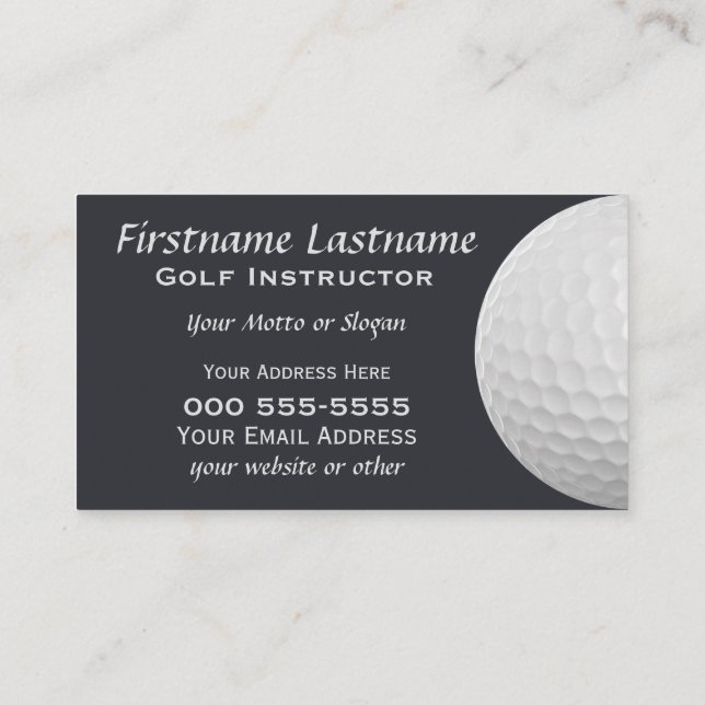 Tarjetas de visita de encargo de las pelotas de (Reverso)