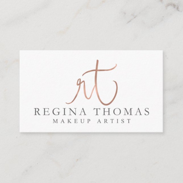 Tarjetas de visita de encargo de Regina Thomas (Anverso)
