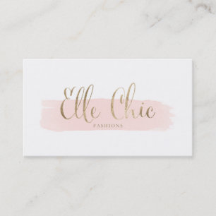 Tarjetas de visita de encargo elegantes de Elle