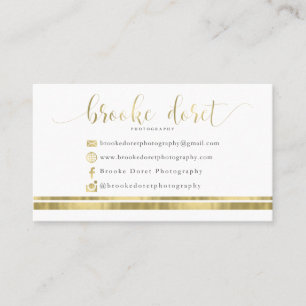 Tarjetas de visita de encargo para Brooke D