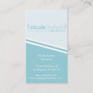 Tarjetas de visita de encargo para Nicole
