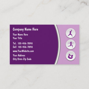 Tarjetas de visita de entrenador personal