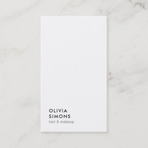 Tarjetas de visita de estilo minimalista