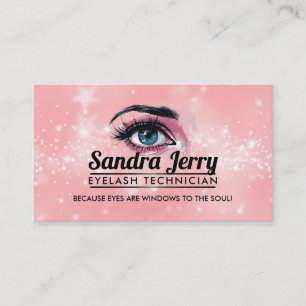 Tarjetas de visita de Eyelash Technician Slogans