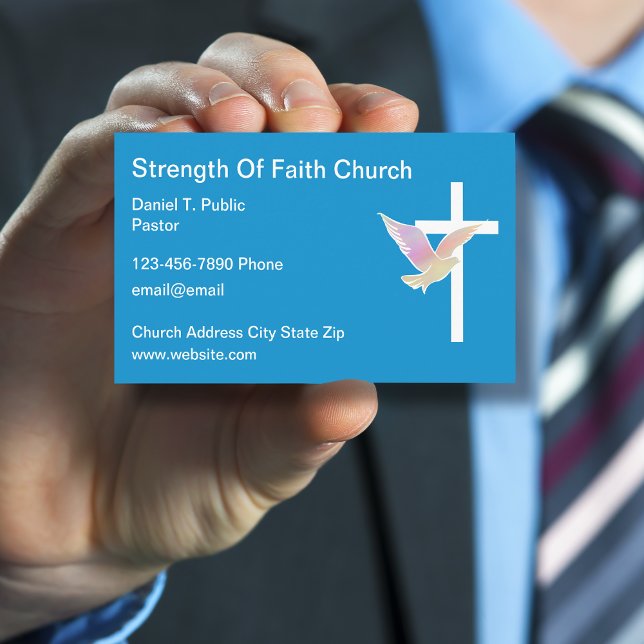 Tarjetas de visita de Faith Church en línea (Subido por el creador)