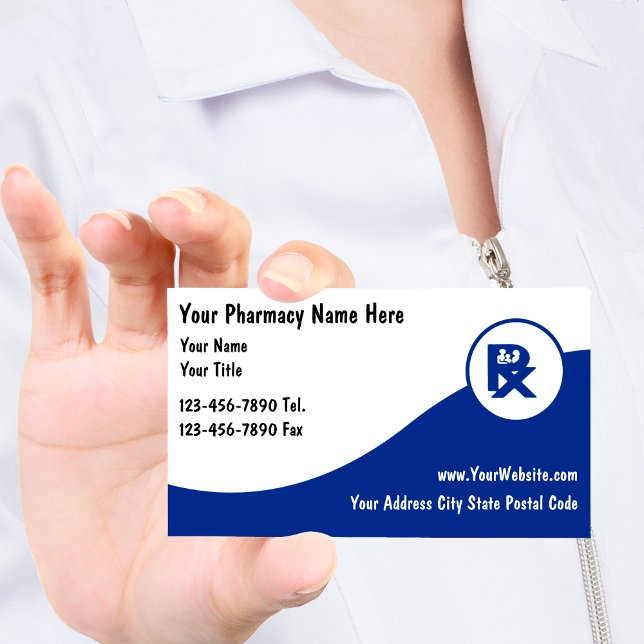 Tarjetas de visita de farmacia (Subido por el creador)