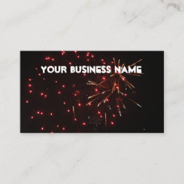 Tarjetas de visita de Fireworks