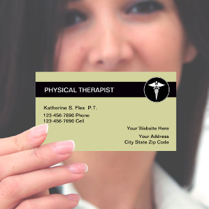 Tarjetas de visita de fisioterapeuta