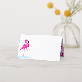 Tarjetas de visita de flamingo rosa