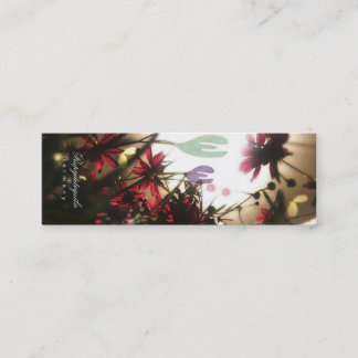 Tarjetas de visita de flores