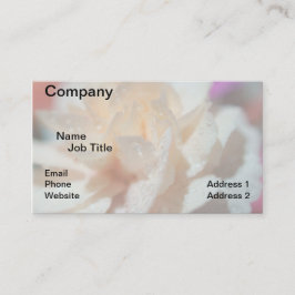 Tarjetas de visita de flores, 3,5" x 2,0"