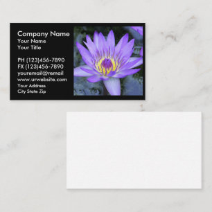 Tarjetas de visita de flores de Lotus
