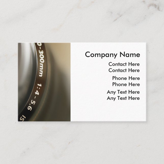 Tarjetas de visita de fotografía (Anverso)