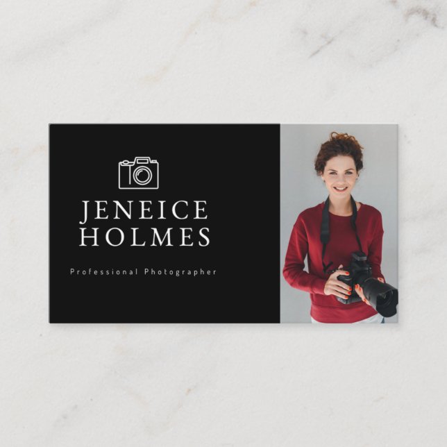 Tarjetas de visita de fotografía (Anverso)