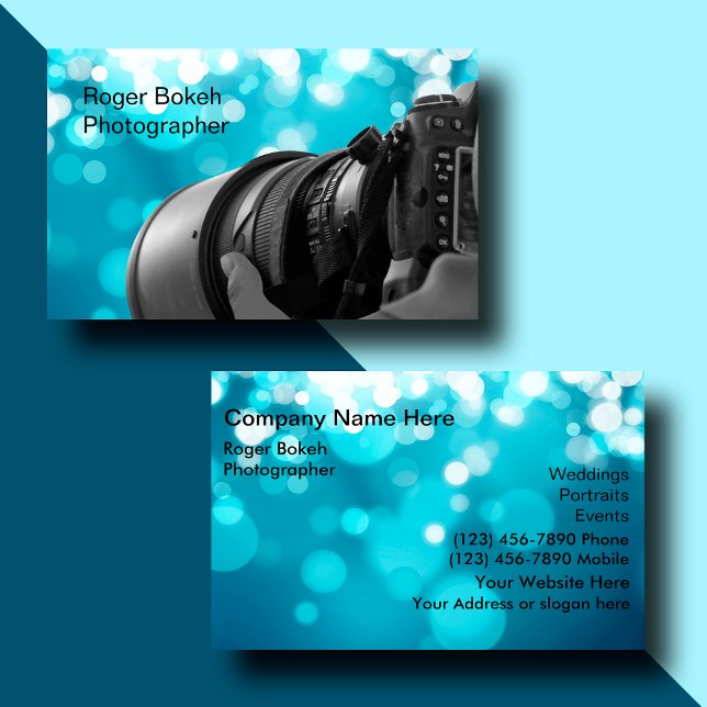 Tarjetas de visita de fotografía (Subido por el creador)