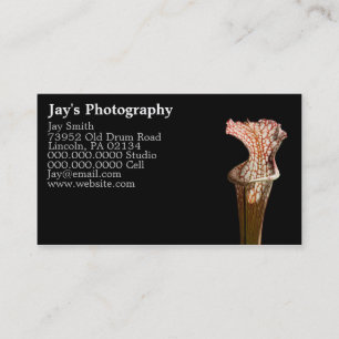 Tarjetas de visita de fotografía de plantilla