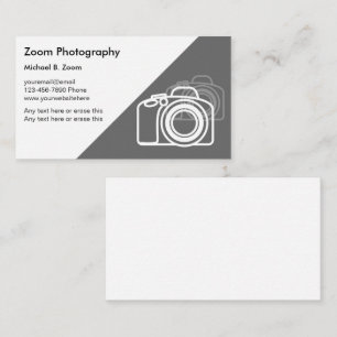 Tarjetas de visita de fotógrafo
