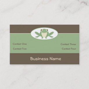 Tarjetas de visita de Froglet