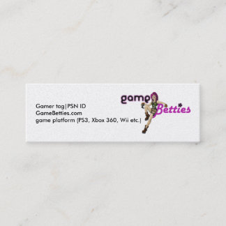 Tarjetas de visita de GameBetties
