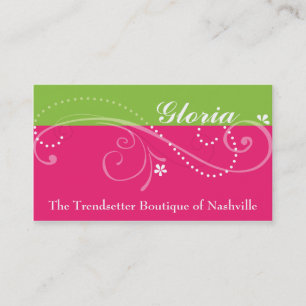 Tarjetas de visita de Gloria