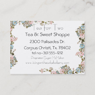 Tarjetas de visita de gloria morada rosada