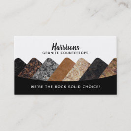 Tarjetas de visita de granito