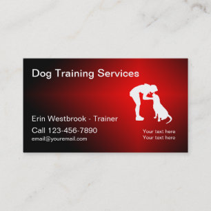 Tarjetas de visita de Guay Dog Training