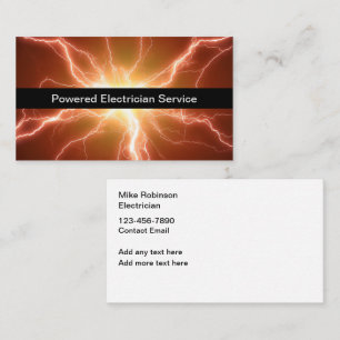 Tarjetas de visita de Guay Modern Electrician