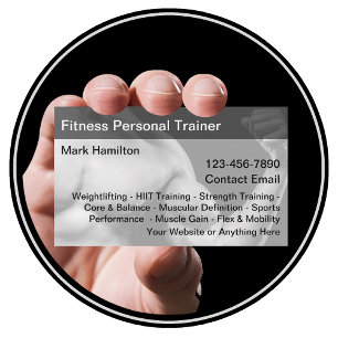 Tarjetas de visita de Guay Personal Trainer