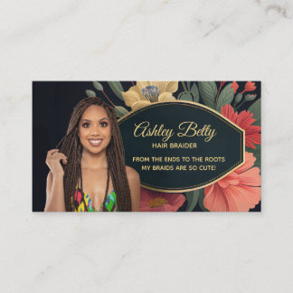 Tarjetas de visita de Hair Braider