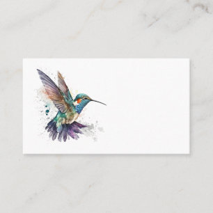 Tarjetas de visita de Hummingbird