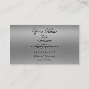 Tarjetas de visita de impresión de aluminio en bru