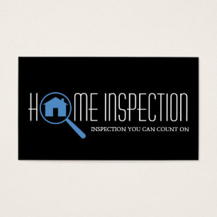 Tarjetas de visita de inspección para el hogar mod