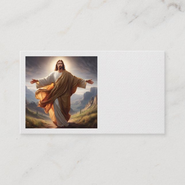Tarjetas de visita de Jesús (Anverso)