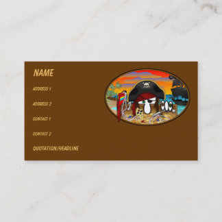 Tarjetas de visita de Kilroy del pirata