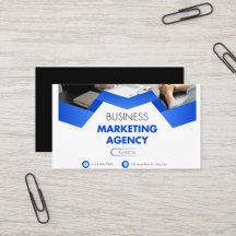 Tarjetas de visita de la Agencia de comercializaci