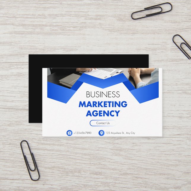 Tarjetas de visita de la Agencia de comercializaci (Subido por el creador)