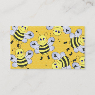 Tarjetas de visita de la apicultura