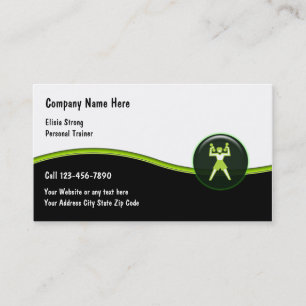 Tarjetas de visita de la aptitud de las señoras