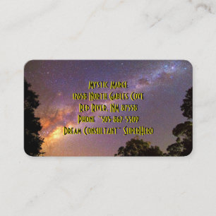 Tarjetas de visita de la astrología