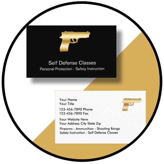 Tarjetas de visita de la autodefensa (Subido por el creador)