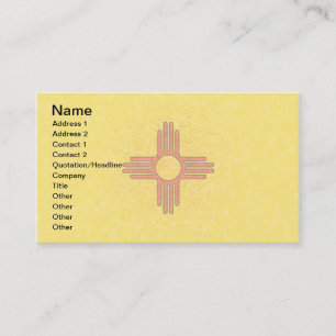 Tarjetas de visita de la BANDERA de NEW MÉXICO